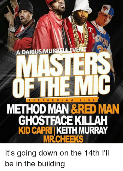 Masters of the Mic: Method Man, Redman, Raekwon & Ghostface Killah at MGM Grand Theater at Foxwoods