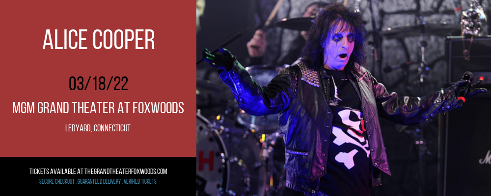 Alice Cooper at MGM Grand Theater at Foxwoods