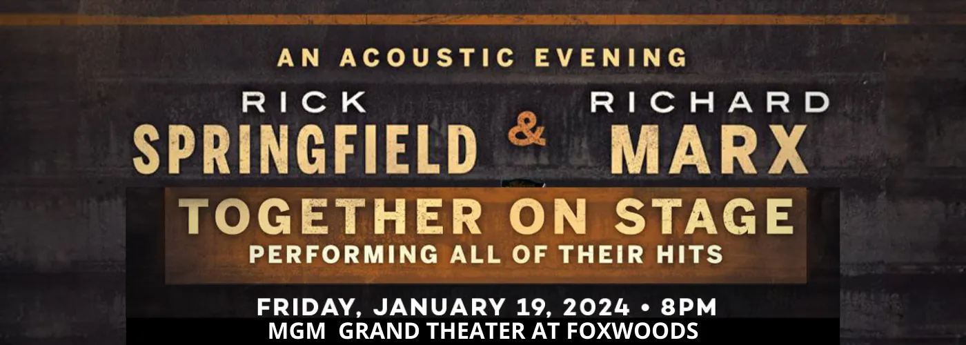 Rick Springfield & Richard Marx