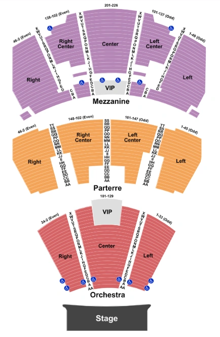 premier theater at foxwoods seating chart